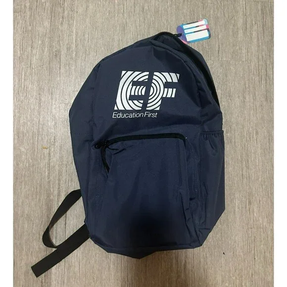 Education First (EF) Backpack Black And White NWT