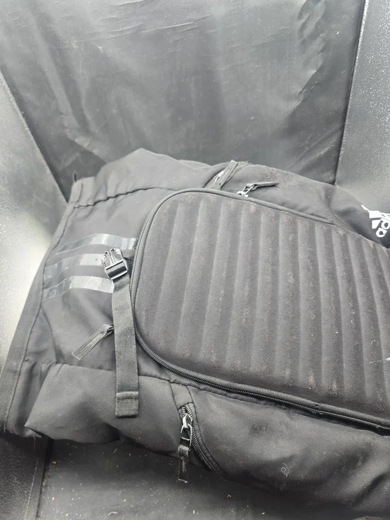 adidas Black Men's Padded-Front Backpack