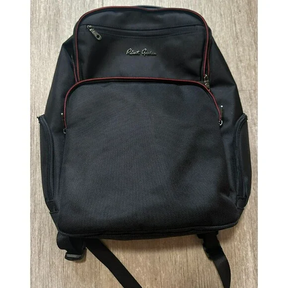 Robert Graham Backpack Black Laptop Travel Work Bag