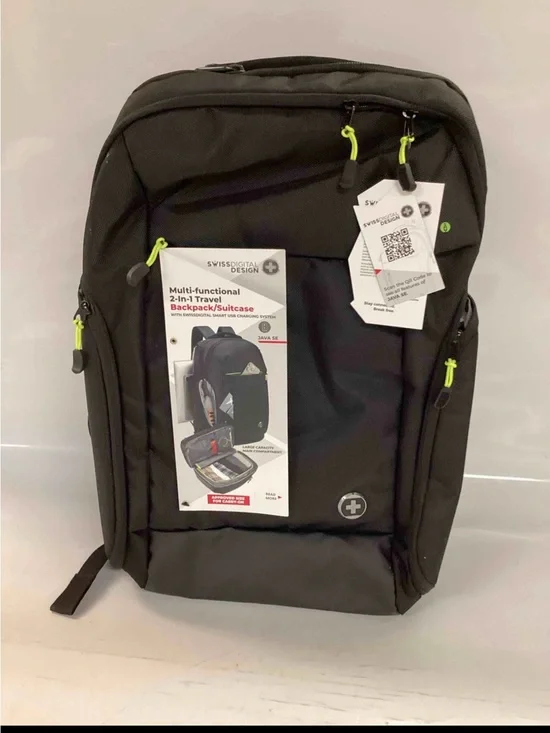 Swiss Digital 2-in-1 Java SE Backpack
