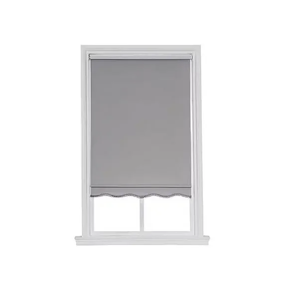 24.8x64 Charlotte Cut To Width Cordless Blackout Roller Shade Gauntlet Gray
