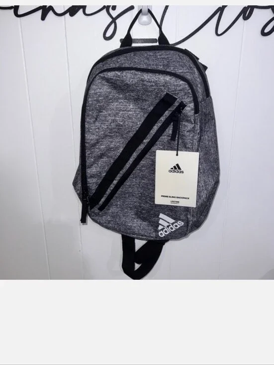 Adidas Gray Sling Backpack