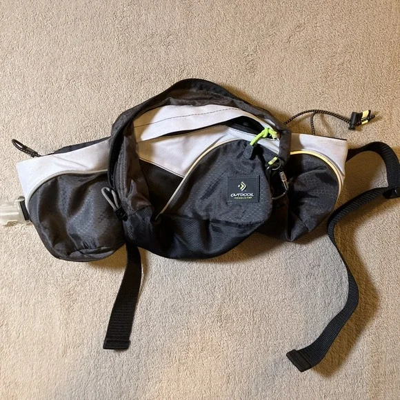 Outdoor Products Fanny Pack Waist Bag Double Water Bottle CD Player Pouch Hike‎