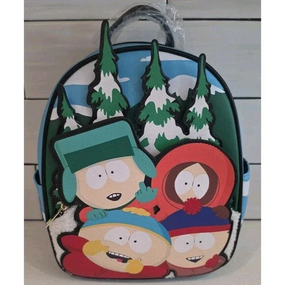 SOUTHPARK SNOW DAY 12 INCH MINI BACKPACK. BRAND NEW WITH TAGS!