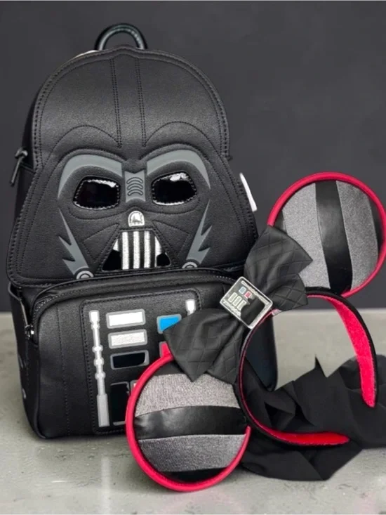 Loungefly Disney Parks  Darth Vader Cosplay  Backpack & Veiled Ears Headband