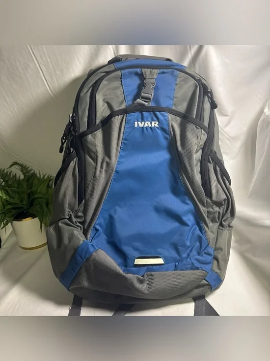 Ivar Revel Backpack Blue/Grey Backpack  Excellent Condition