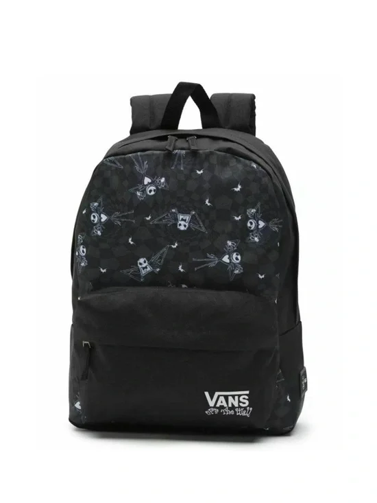 Vans Black Graphic Checkerboard Backpack - New