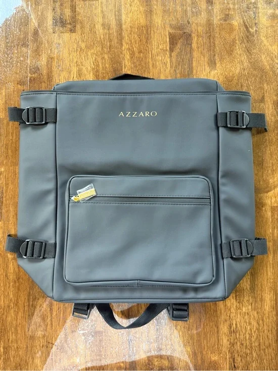 Azzaro Black Men's Backpack - Modern Daily Carry