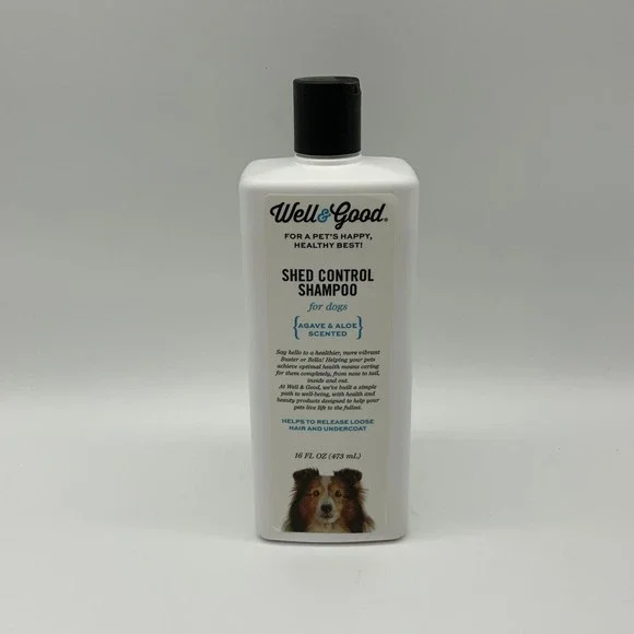 Well & Good Shed Control Shampoo For Dogs {Agave & Aloe Scented}