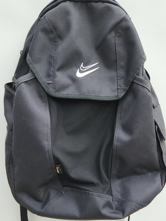 Nike Black Backpack with White Swoosh