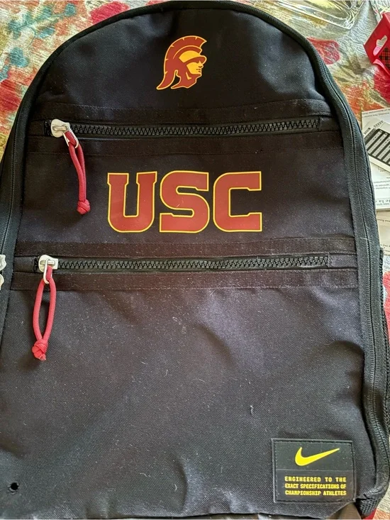Nike USC Trojans Team issued travel backpack