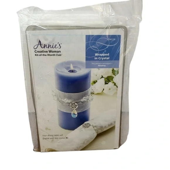 Annie’s Creative Woman Craft Kits Wrapped in Crystal Beading Set New in Package