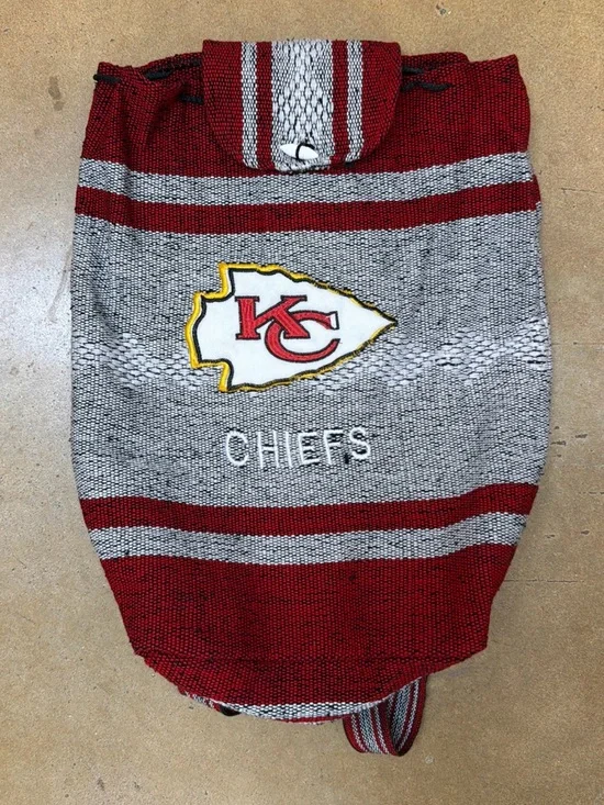 Kansas City Chiefs Southwestern Print Handmade Woven Aztec Pattern Backpack NFL