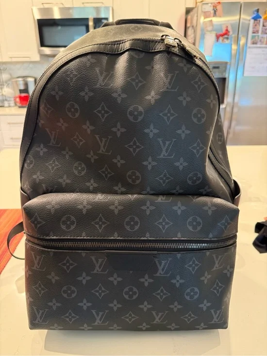 Louis Vuitton Discovery Backpack MM Monogram Eclipse