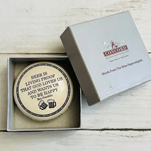 Words From The Wise Concord Handmade BEER is Proof God Wants us Happy England