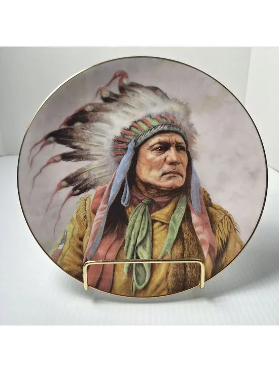 GREGORY PERILLO THE COUNCIL OF NATIONS SERIES PRIDE OF CHEYENNE COLLECTOR PLATE