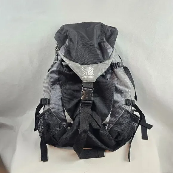 Karrimor H2O Wind Tunnel Black Grey Hiking Large Rain Cove Rucksack Backpack