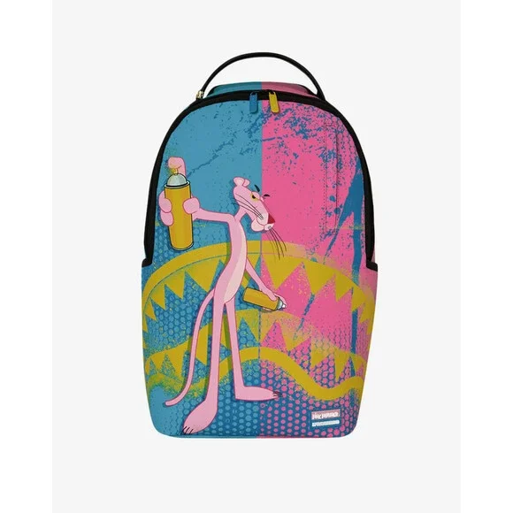 Sprayground Pink Panther Spray Can Backpack Unisex Multi Adjustable Strap SPR253