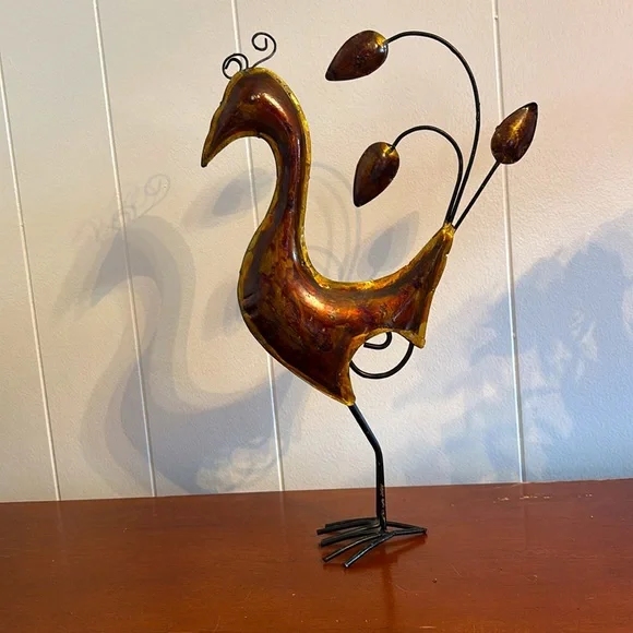 PEACOCK FIGURINE 12