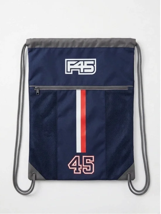 F45 Navy Drawstring‎ Backpack