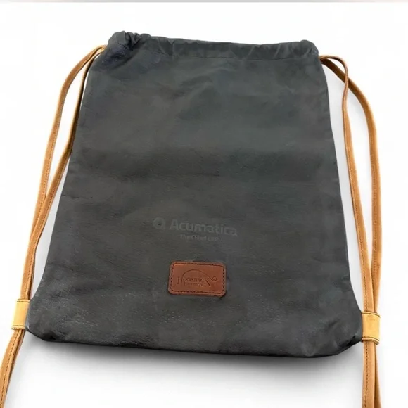 Hogsback Leather Co Drawstring‎ Backpack