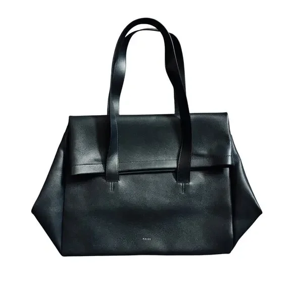 REISS CARTER LEATHER DUFFLE IN FOREST GREEN NWT