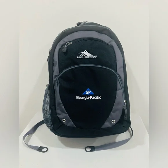 High Sierra‎ Backpack Featuring The Georgia-Pacific Logo Black NWT