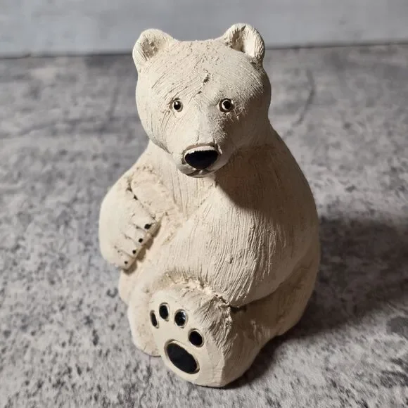 Artesania Rinconada Uruguay Classic Polar Bear Vintage 1980 Signed Retired #79