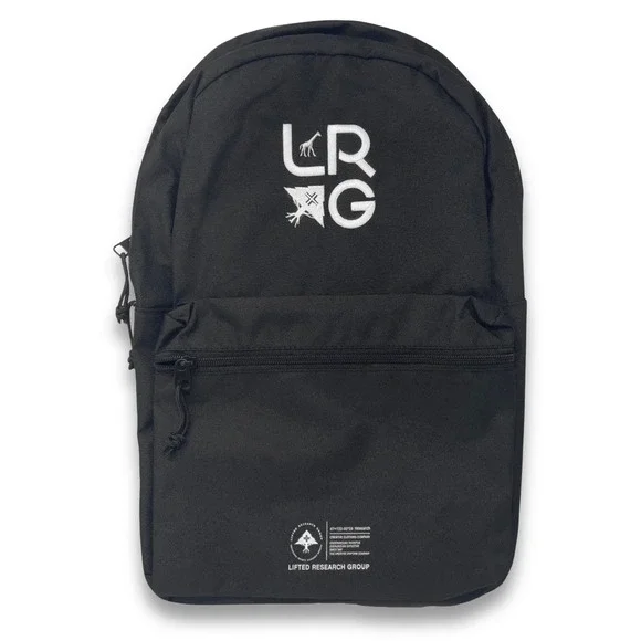 LRG Lifted Research Group Lifecycle Backpack - NWT Black / White - #45285-GAR