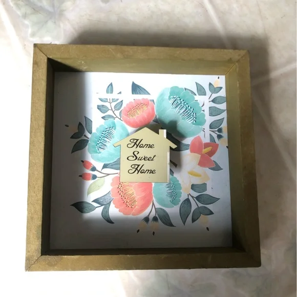 Greenbrier‎ home sweet home wooden shadow Box