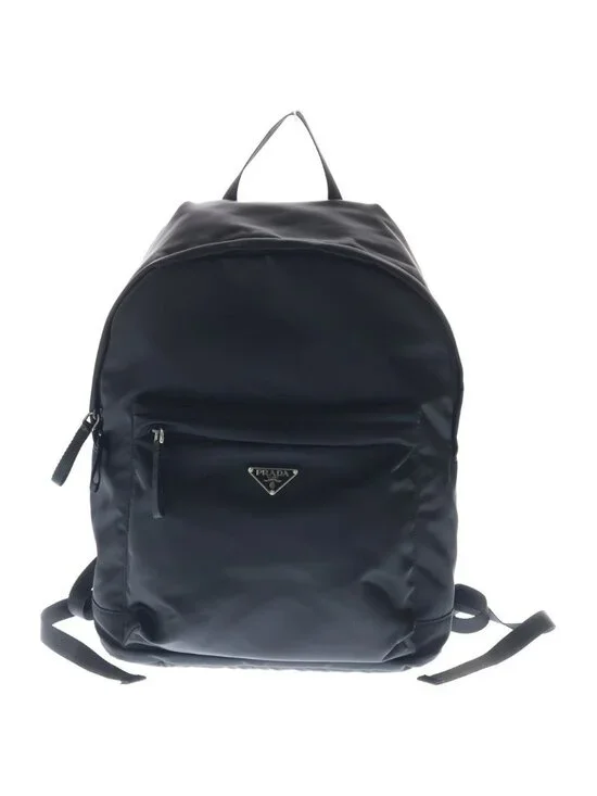 Prada Nylon Back Pack Backpack Black