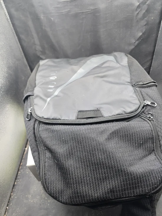 Nike Black Men’s Backpack with Grey Swoosh