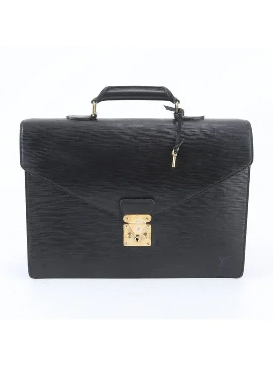 Louis Vuitton Epi Serviette Conseil Leather Business Document Briefcase