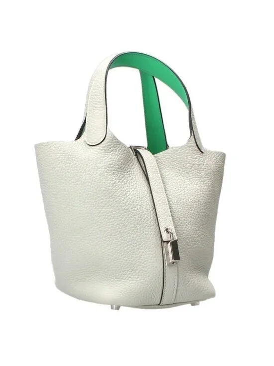 Hermes Picotin Lock PM Eclat Grineve Vert Comic Handbag PM