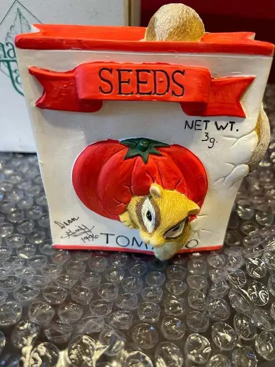Charming Tails Chauncey Growing Tomatoes Figurine 89607 by Dean Griff