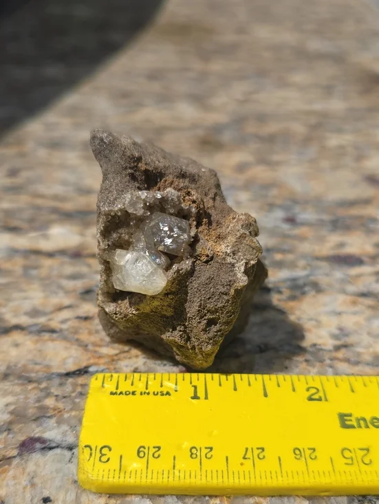 #35 Small Raw Crystal Cluster With Herkimer Diamonds
