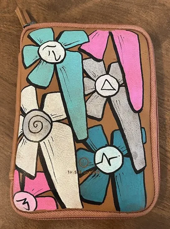 Ze Florist Miami Graffiti Art Found Object Original Travel Bag Flower power