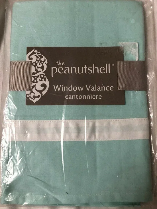 The Peanutshell Window Valance Mint Green 53