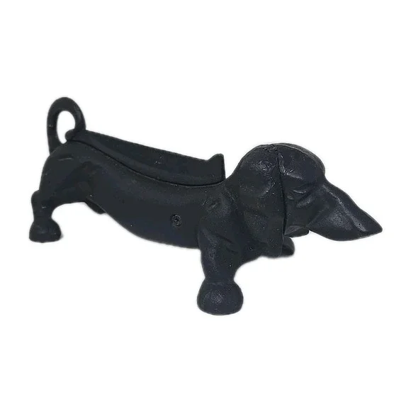 Vintage Cast Iron Dachshund Dog Boot Shoe Scraper Door Stop  U141