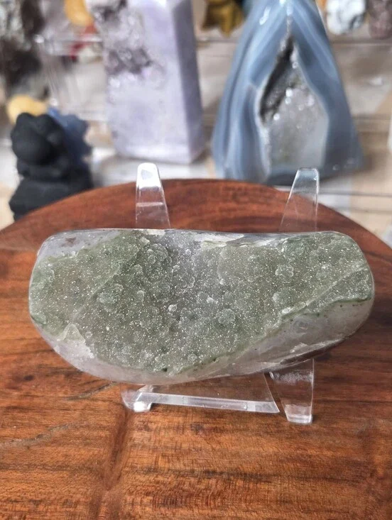 Green Amethyst Freeform 3x2 (Attracts Abundance)