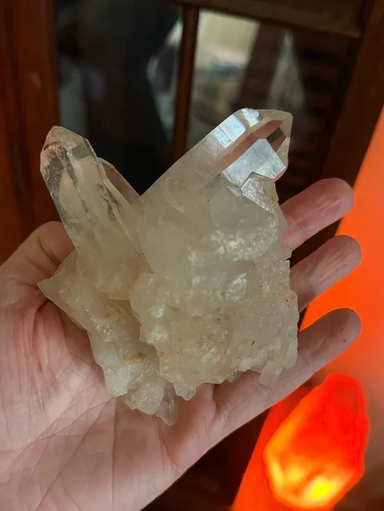 🔥🔥🔥Local Find !!! Arkansas Natural Clear Quartz Cluster -❤️❤️❤️!!