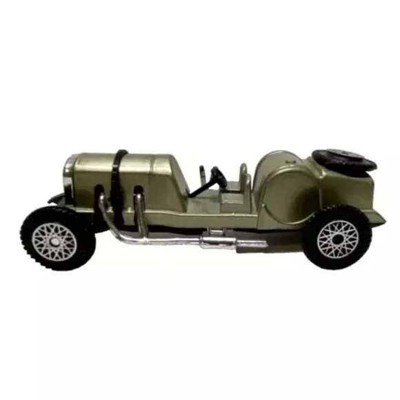 1914 Stutz Bearcat S8134 Silver Die-cast Model‎ Rare Vintage Hong Kong Mint HTF