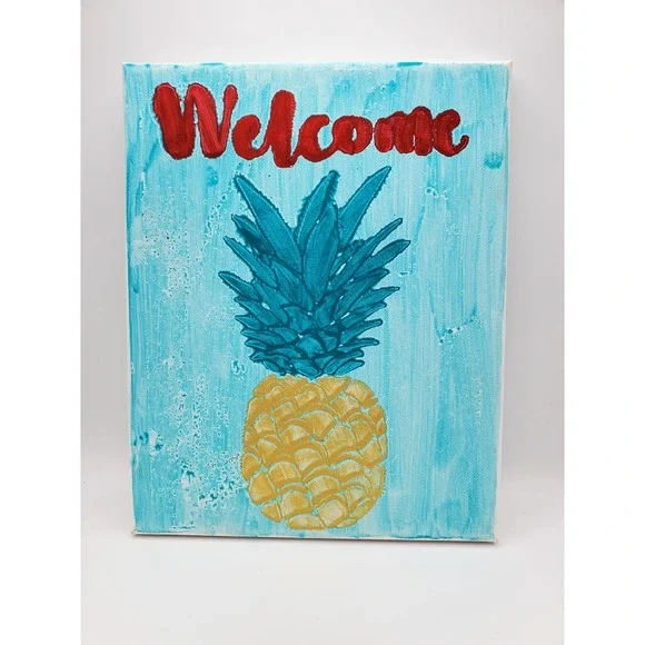 Handpainted Welcome Sign