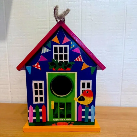Colorful Crocodile‎ Creek Birdhouse | Brand New