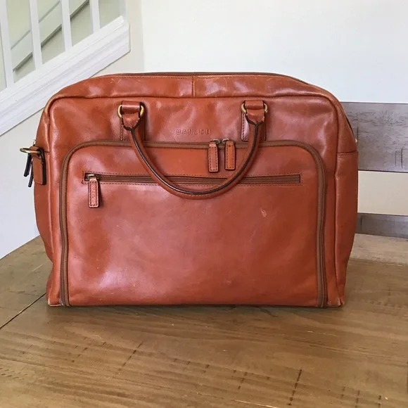 Banuce leather briefcase for men/women
