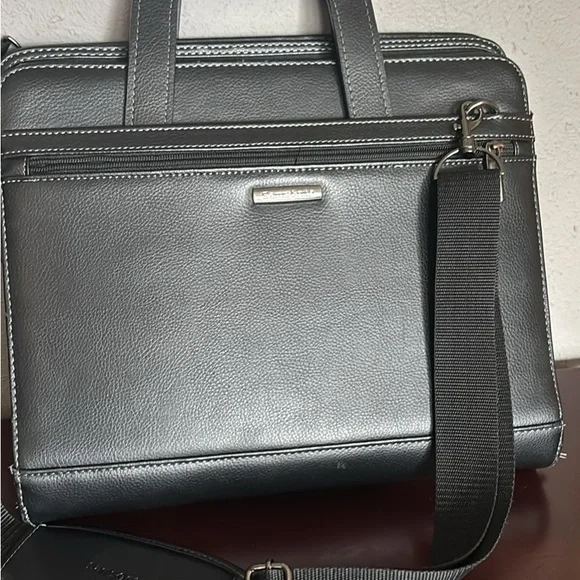 Samsonite Gray Leather Briefcase