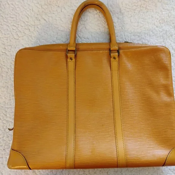 Louis Vuitton Epi Leather Porte Documents Travel Briefcase Men Women