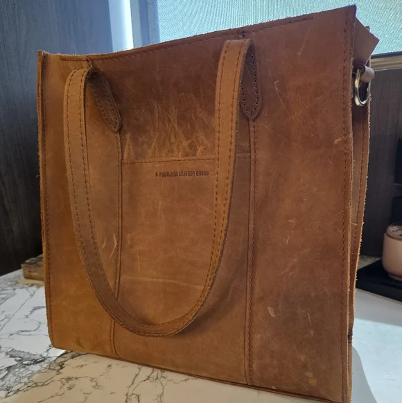 Portland Leatger Leather Tote Bag