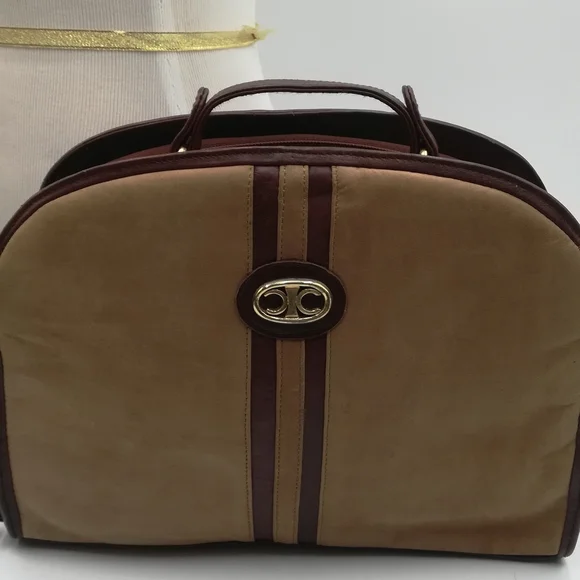 Elegant Tan and Brown Men's Bag