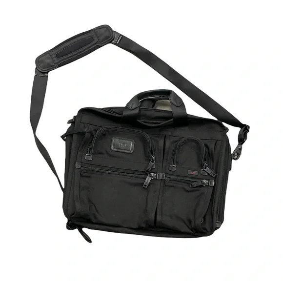 Tumi adjustable shoulder briefcase